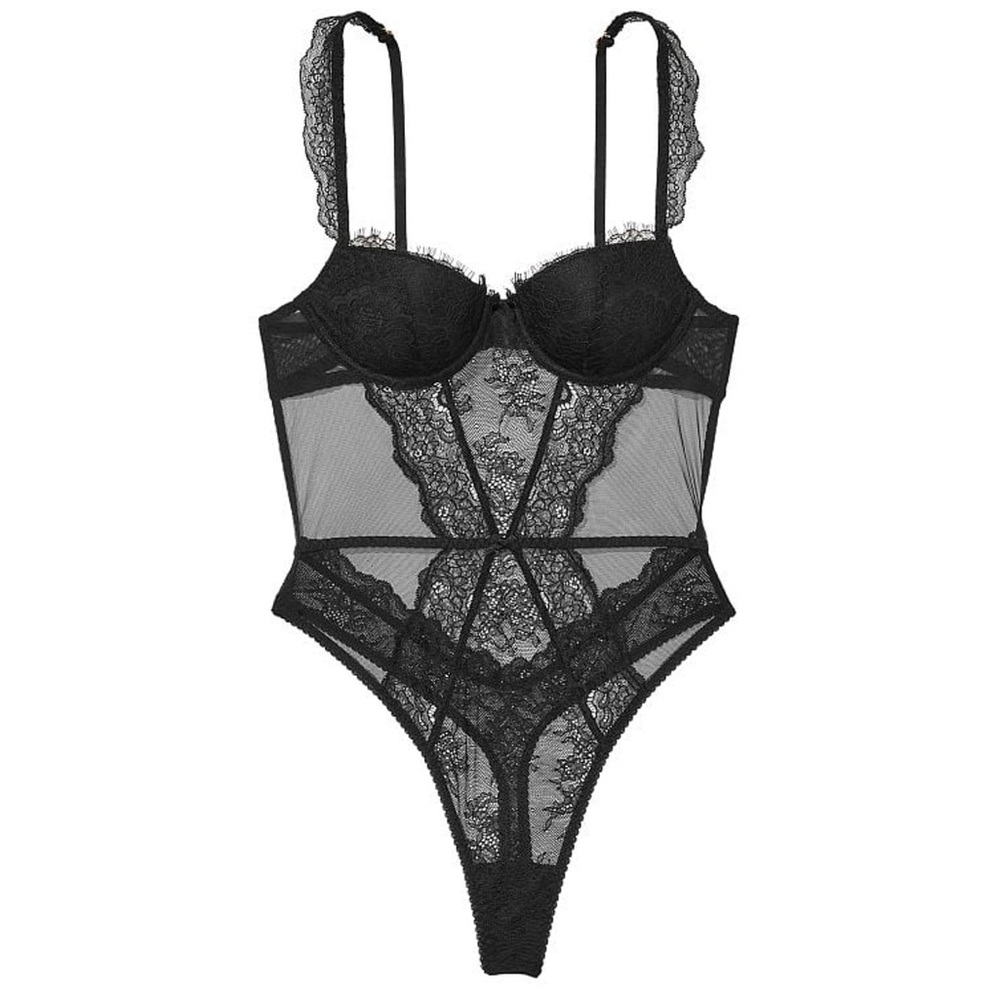 Victoria's Secret Demi Lace Bodysuit